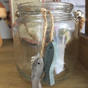 Glass Jar Tealight Holder