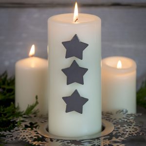Set of 3 Star Candle Pins