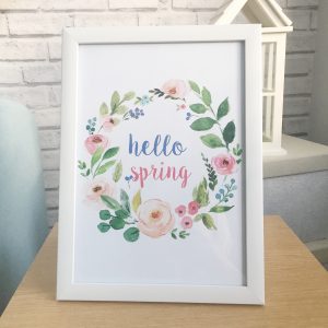 Hello Spring Print-Exclusive to us from Sweet Pea Paperie