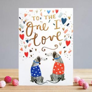 One I Love Dogs Card