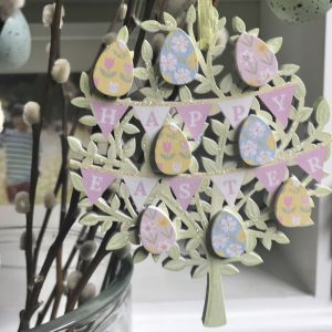 Easter Wood Tree Hanging Decoration from Gisela Graham