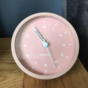 Karlsson Alarm Clock-In Light Pink