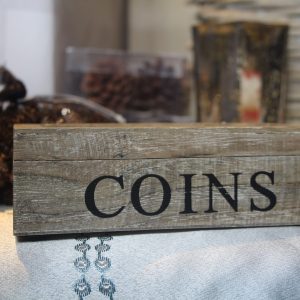 Wooden Coin-Storage Box