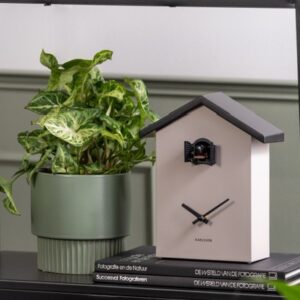 Traditional Style Cuckoo Clock from Karlsson-Warm Grey