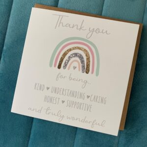 Thank you Rainbow Card